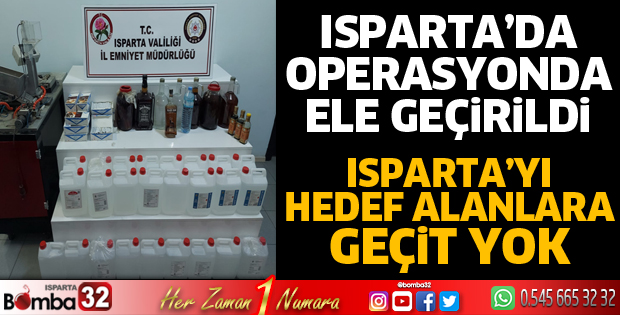 Isparta'da kaçakçılığa geçit yok