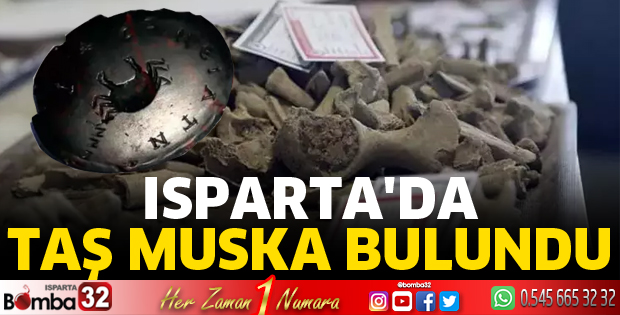 Isparta'da kanser hastalığını tanımlayan taş muska bulundu