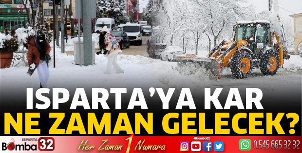 Isparta'da kar ne zaman gelecek?