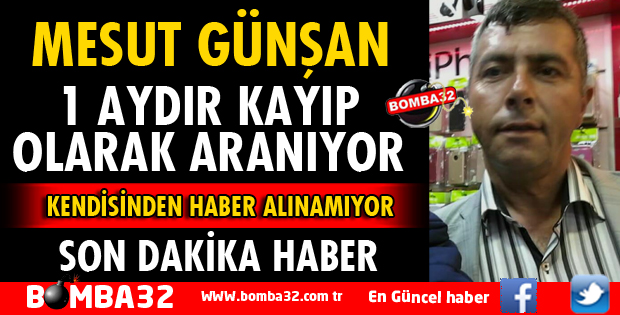 ISPARTA'DA KAYIP ARANIYOR
