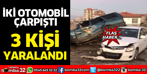 Isparta'da kazada 3 yaralı