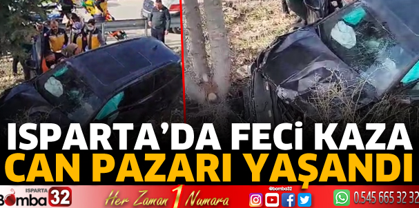 Isparta'da kazada yaralılar var 