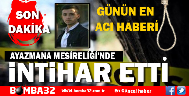 ISPARTA'DA KENDİNİ ASARAK İNTİHAR ETTİ 