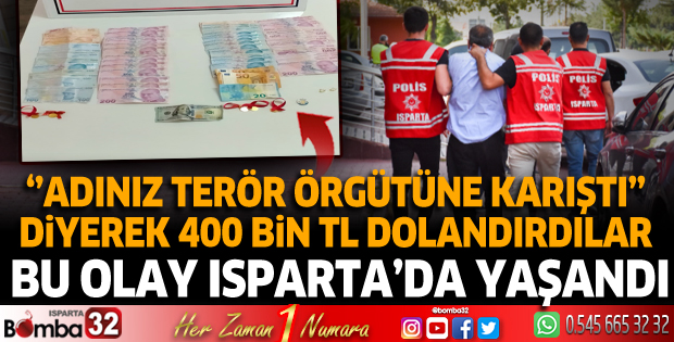 Isparta'da kendini polis olarak tanıtan 2 dolandırıcı tutuklandı