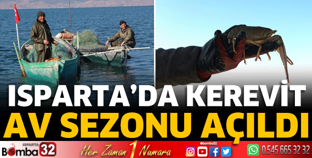 Isparta'da kerevit av sezonu açıldı