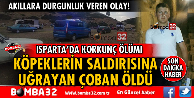 ISPARTA'DA KÖPEKLERİN SALDIRISINA UĞRAYAN ÇOBAN ÖLDÜ