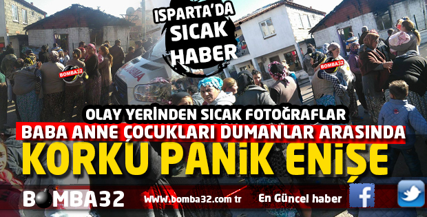 ISPARTA'DA KORKU DOLU ANLAR !