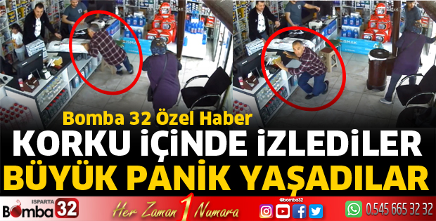 Isparta'da korku dolu dakikalar yaşadılar