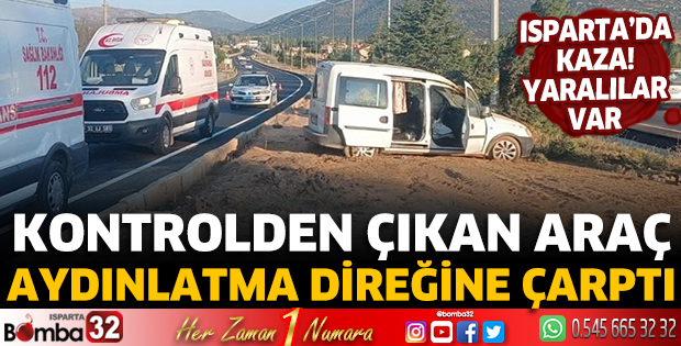 Isparta'da korkunç kaza! Çok sayıda yaralı var
