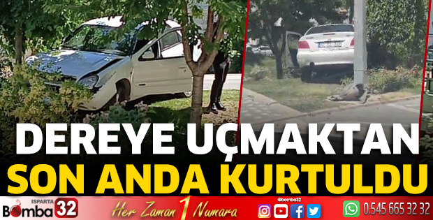 Isparta'da korkutan kaza