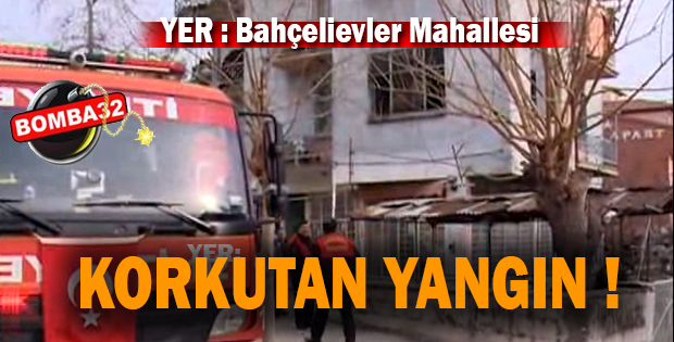ISPARTA'DA KORKUTAN YANGIN !
