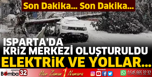 Isparta'da Kriz Merkezi oluşturuldu