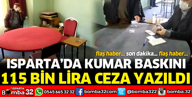 ISPARTA'DA KUMAR BASKINI