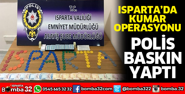 Isparta'da kumar operasyonu