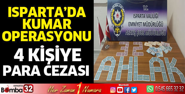Isparta'da kumar operasyonu