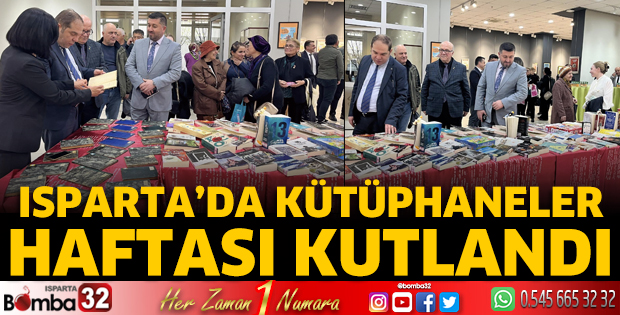 Isparta'da Kütüphaneler Haftası kutlandı