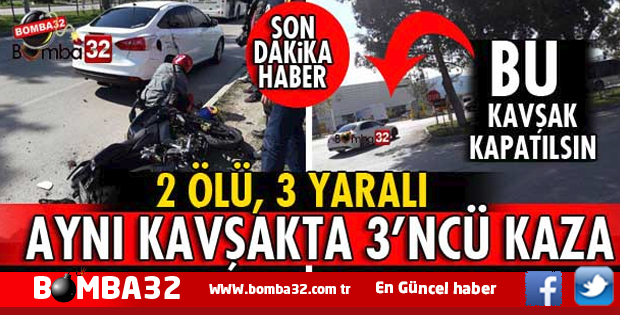 ISPARTA'DA MEDDEM HASTANESİ KAVŞAĞINDA BU KAÇINCI KAZA!