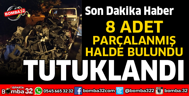 ISPARTA'DA MOTOSİKLET HIRSIZI TUTUKLANDI