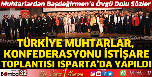 Isparta'da muhtarlar toplantısı