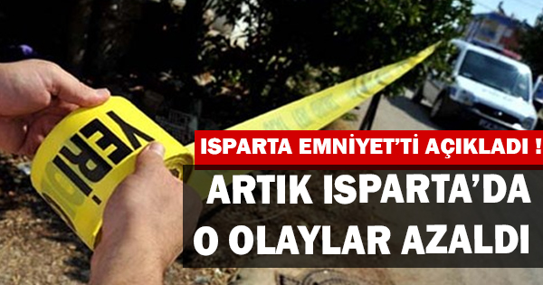 ISPARTA'DA O OLAYLAR AZALDI !