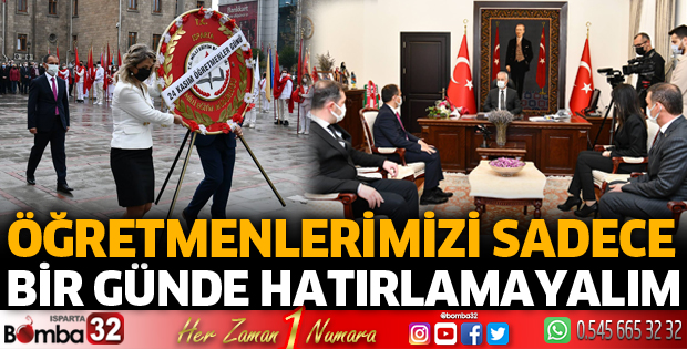 Isparta'da Öğretmenler Günü kutlandı