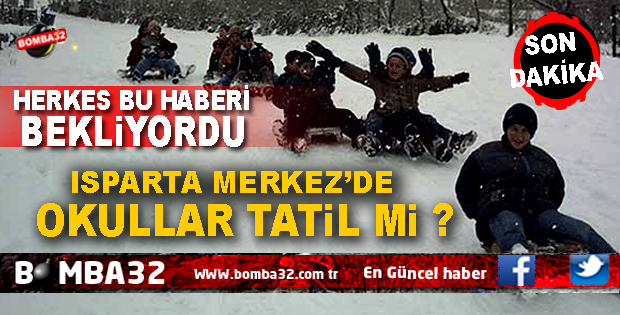  OKULLAR TATİL DEĞİL AMA SADECE ..