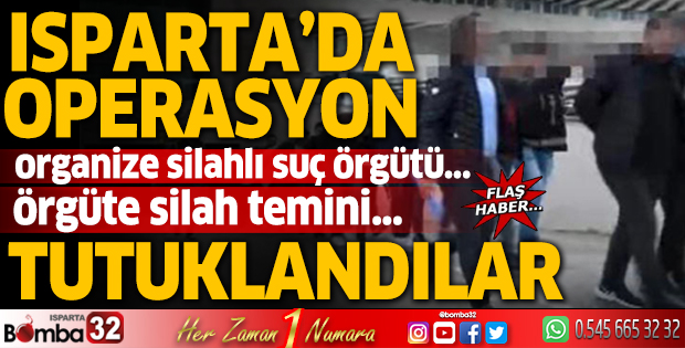 Isparta'da operasyon