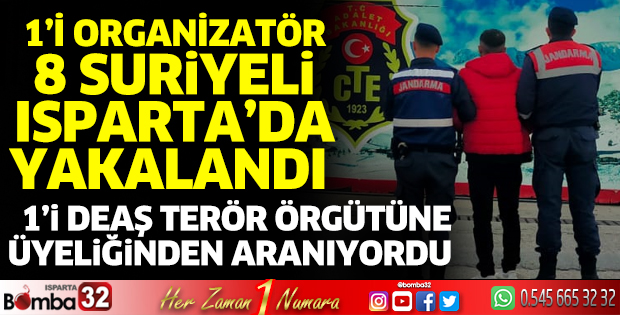 Isparta'da operasyonla yakalandılar