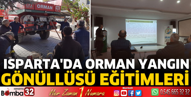 Isparta'da Orman Yangın Gönüllüsü Eğitimleri