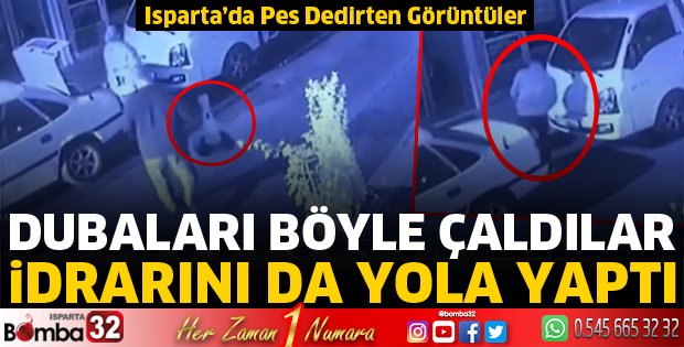 Isparta'da pes dedirten görüntüler