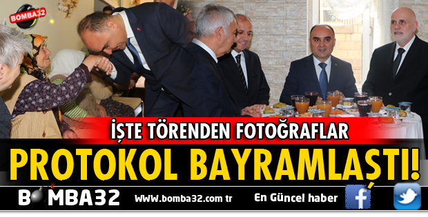 ISPARTA'DA PROTOKOL BAYRAMLAŞTI