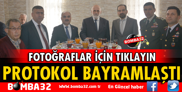 ISPARTA'DA PROTOKOL BAYRAMLAŞTI