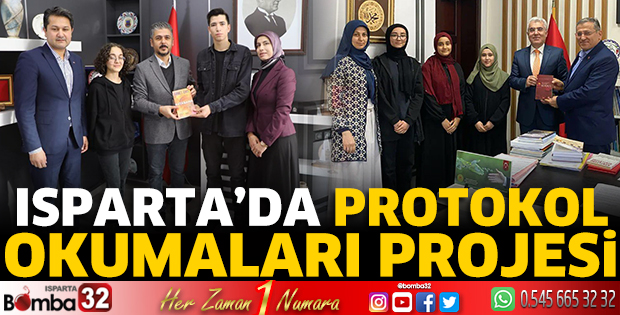 Isparta'da Protokol Okumaları projesi