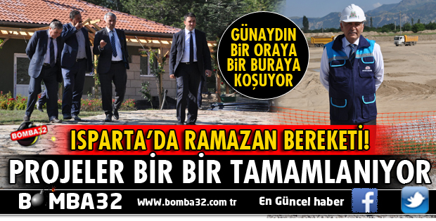 ISPARTA'DA RAMAZAN BEREKETİ! GÜNAYDIN BİR ORADA BİR BURADA