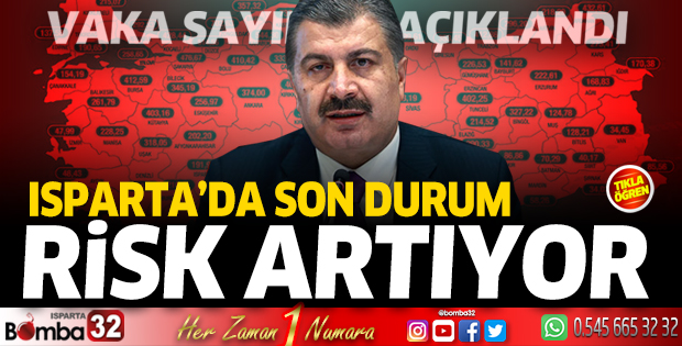 Isparta'da risk artıyor