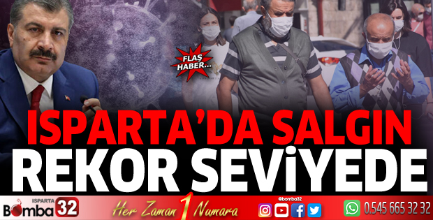 Isparta'da salgın rekor seviyede