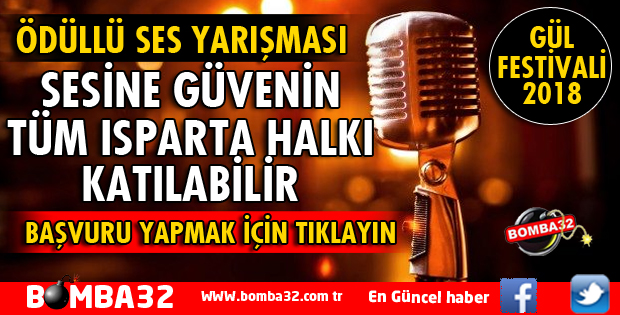 ISPARTA'DA SES YARIŞMASI DÜZENLENECEK