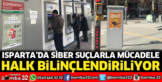 Isparta'da siber suçlarla mücadelede etkin çalışma
