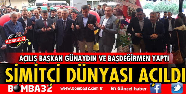 ISPARTA'DA SİMİTÇİ DÜNYASI AÇILDI