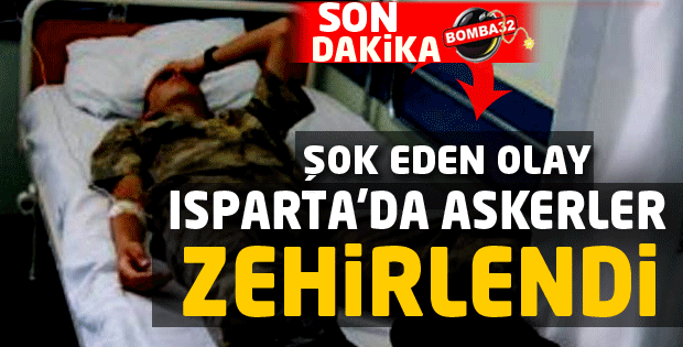 ISPARTA'DA ŞOK EDEN OLAY 