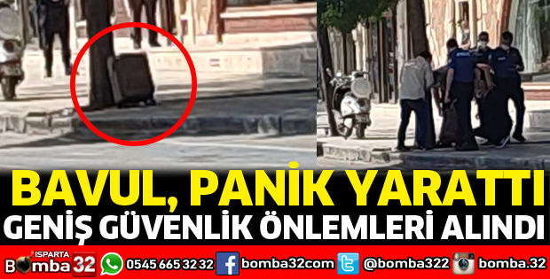 Isparta'da şüpheli paket polisi harekete geçirdi