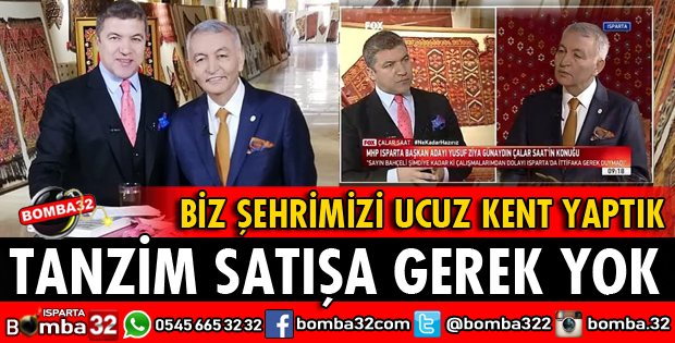 ISPARTA'DA TANZİM SATIŞA GEREK YOK