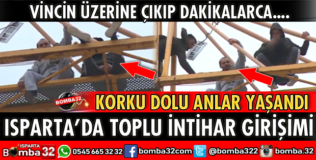 ISPARTA'DA TOPLU İNTİHAR GİRİŞİMİ