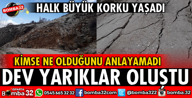 ISPARTA'DA TOPRAK KAYMASI