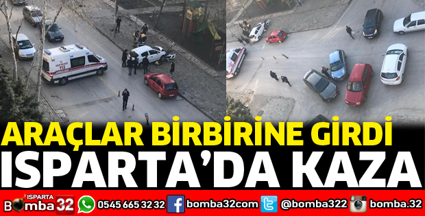 Isparta'da trafik kazası