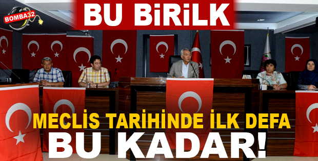 ISPARTA'DA TÜRK BAYRAKLARIYLA MECLİS DAHA GÜZEL