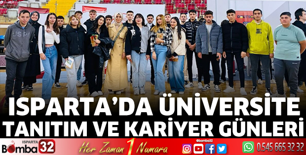 Isparta'da Üniversite Tanıtım ve Kariyer Günleri