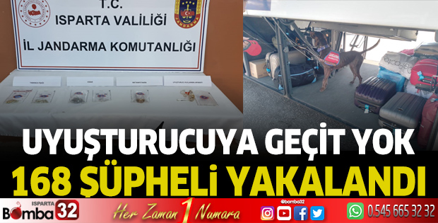 Isparta'da uyuşturucu operasyonları sürüyor