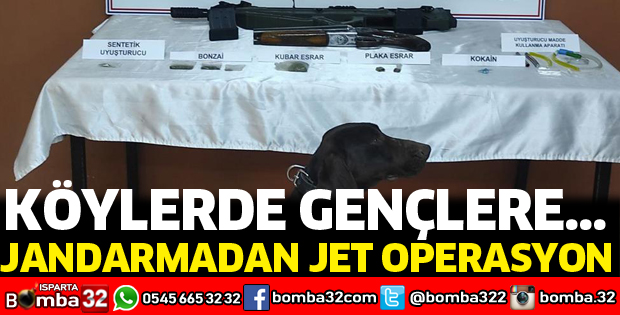 Isparta'da uyuşturucu operasyonu