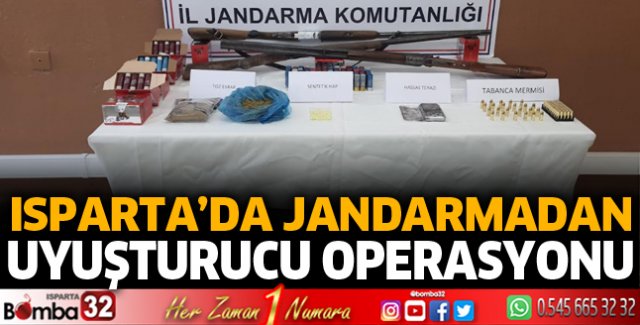 Isparta'da uyuşturucu operasyonu